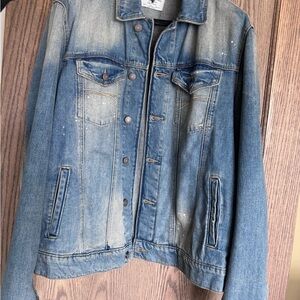 Mango Faded Blue Denim Jacket